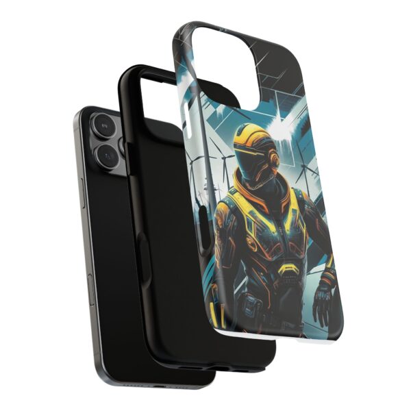 Futuristic Tough Magnetic Phone Case | Cyberpunk Design for Tech Lovers - Image 18