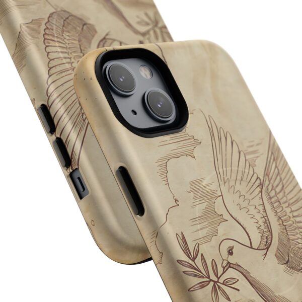 Vintage Bird Design Tough Magnetic Phone Case - Image 29