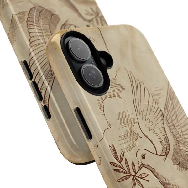 Vintage Bird Design Tough Magnetic Phone Case - Image 56