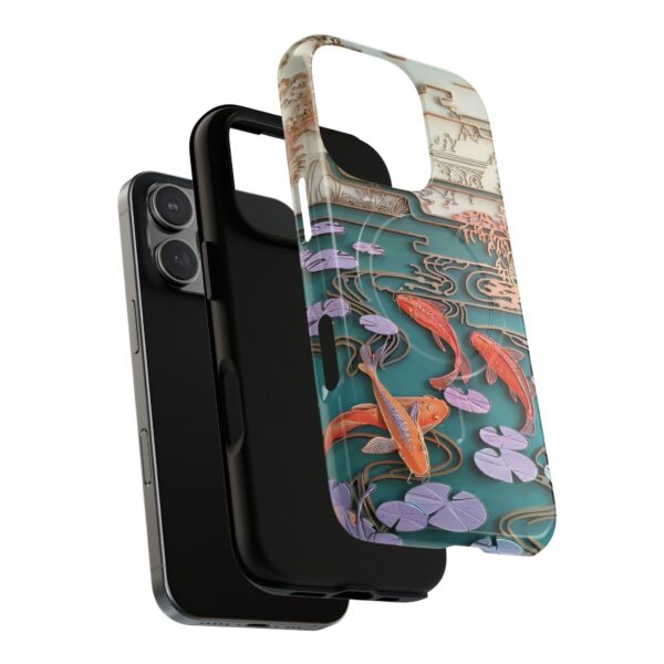 Elegant Koi Fish Magnetic Phone Case – Stunning Protection with Artistic Design - Image 27