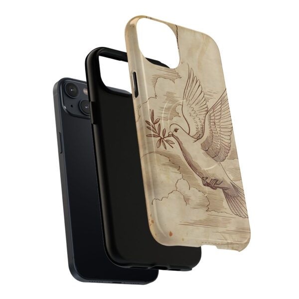 Vintage Bird Design Tough Magnetic Phone Case - Image 27