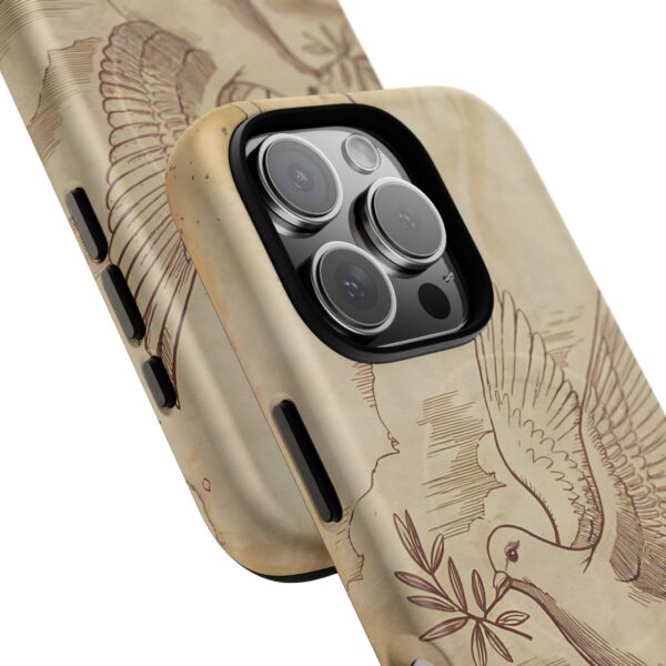 Vintage Bird Design Tough Magnetic Phone Case - Image 41