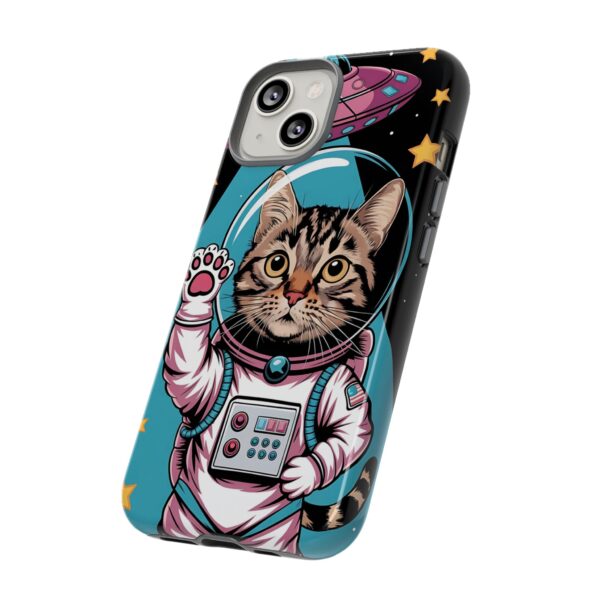 Astronaut Cat Phone Case - Cute Space Pet Design for Cat Lovers - Image 2