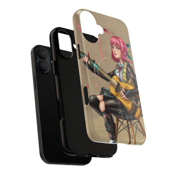 Artistic Tough Magnetic Phone Case - Guitar Girl Design - Image 9