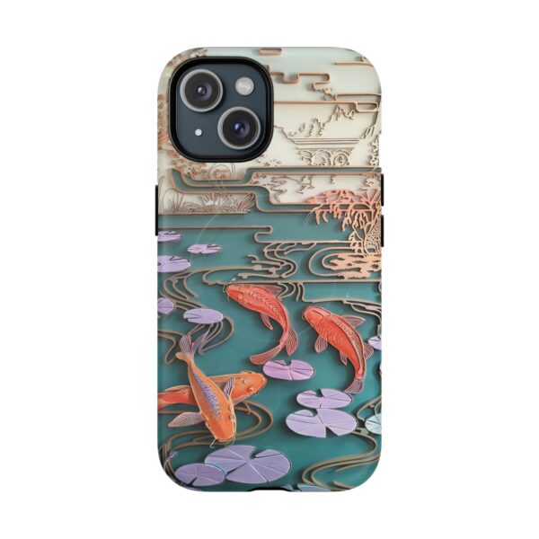 Elegant Koi Fish Magnetic Phone Case – Stunning Protection with Artistic Design - Image 4