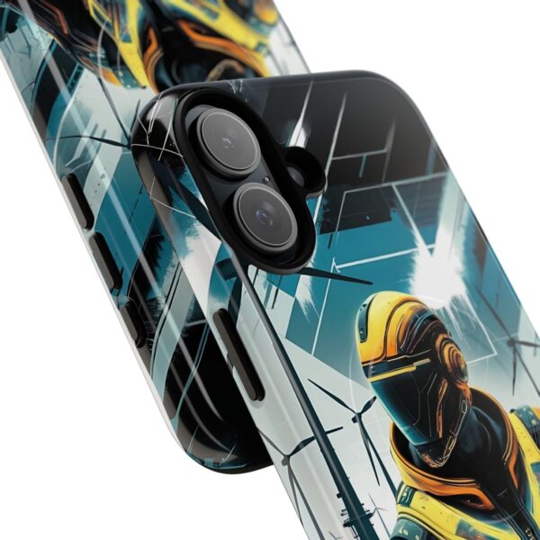 Futuristic Tough Magnetic Phone Case | Cyberpunk Design for Tech Lovers - Image 26