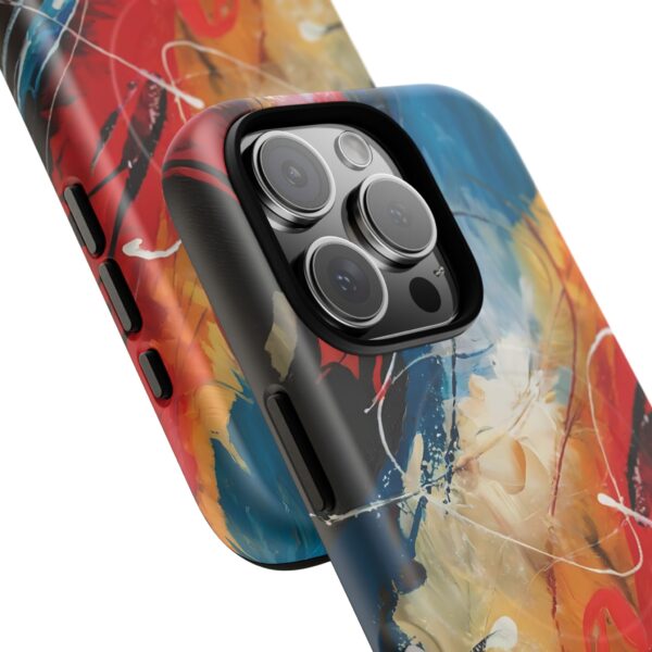 Artistic Tough Magnetic Phone Cases - Colorful Abstract Design - Image 5