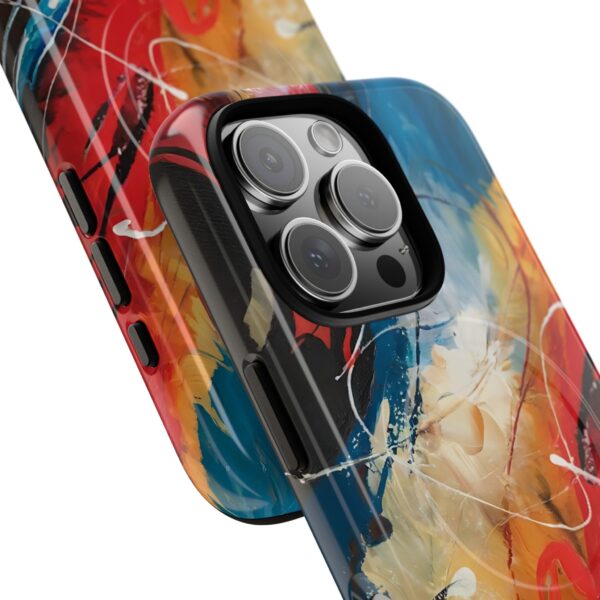 Artistic Tough Magnetic Phone Cases - Colorful Abstract Design - Image 2