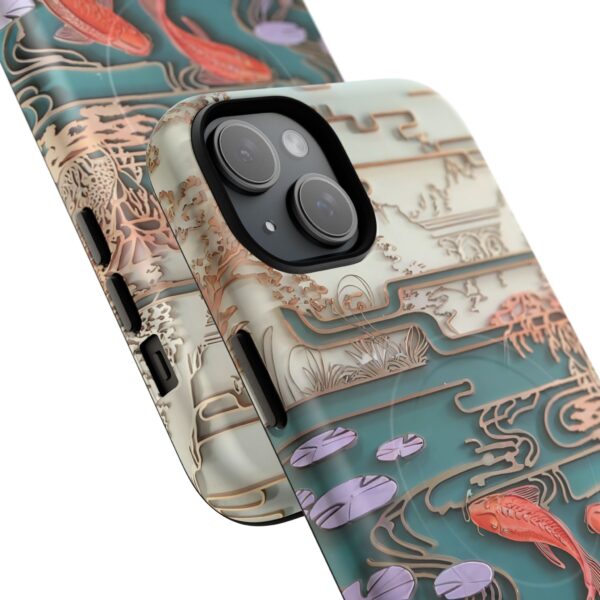 Elegant Koi Fish Magnetic Phone Case – Stunning Protection with Artistic Design - Image 17