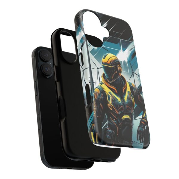 Futuristic Tough Magnetic Phone Case | Cyberpunk Design for Tech Lovers - Image 24