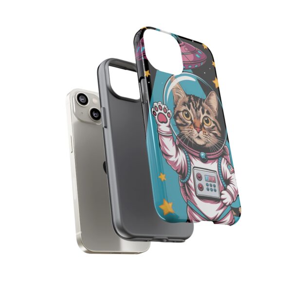 Astronaut Cat Phone Case - Cute Space Pet Design for Cat Lovers - Image 3