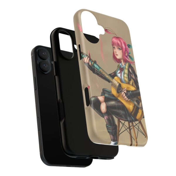 Artistic Tough Magnetic Phone Case - Guitar Girl Design - Image 12