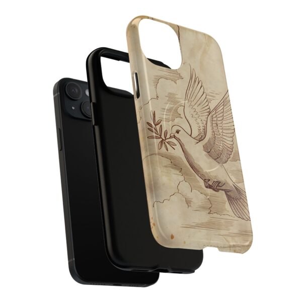 Vintage Bird Design Tough Magnetic Phone Case - Image 9