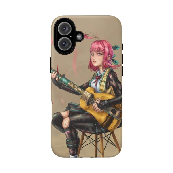 Artistic Tough Magnetic Phone Case - Guitar Girl Design - Image 10