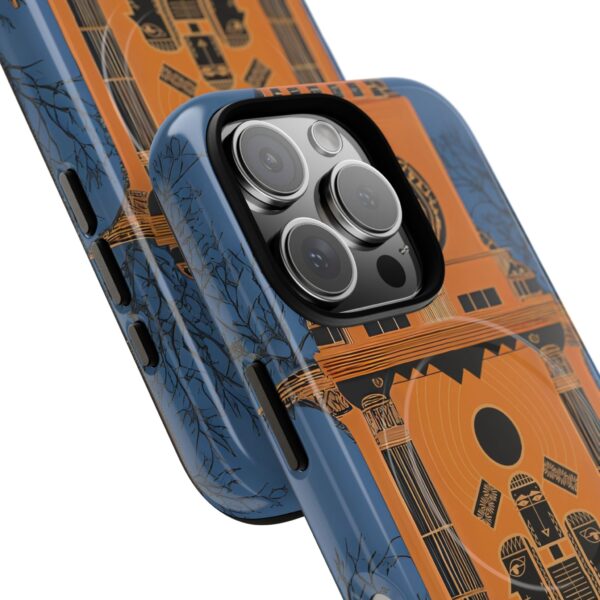 Artistic Tough Magnetic Phone Case - Unique Egyptian Design - Image 2