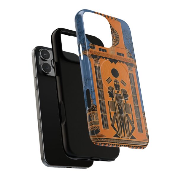 Artistic Tough Magnetic Phone Case - Unique Egyptian Design - Image 9