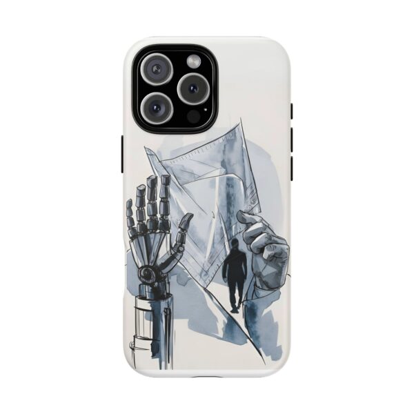 Artistic Tough Magnetic Phone Case - Robot Hand Design - Image 10