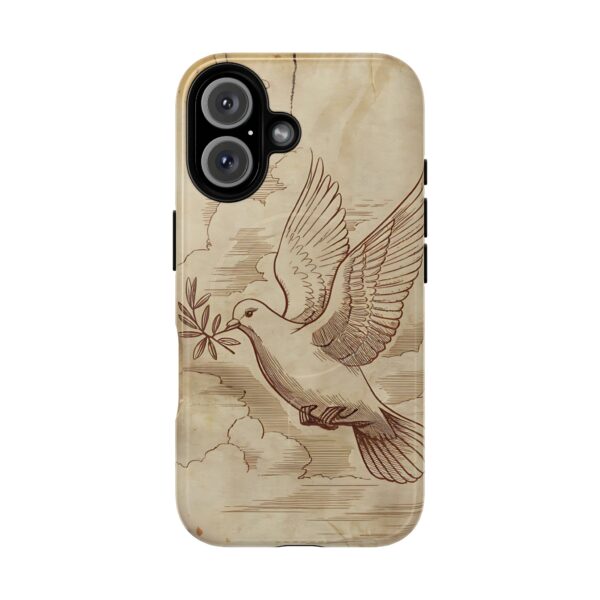 Vintage Bird Design Tough Magnetic Phone Case - Image 49