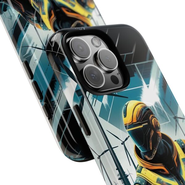 Futuristic Tough Magnetic Phone Case | Cyberpunk Design for Tech Lovers - Image 14