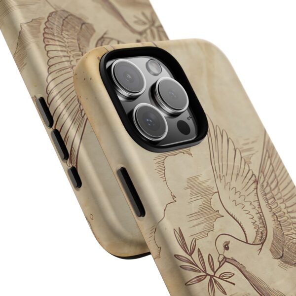 Vintage Bird Design Tough Magnetic Phone Case - Image 47