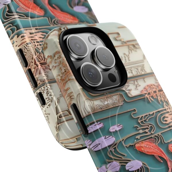 Elegant Koi Fish Magnetic Phone Case – Stunning Protection with Artistic Design - Image 26