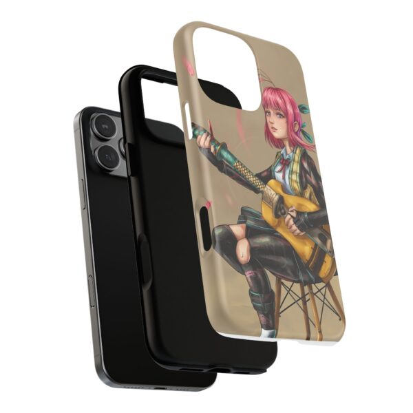 Artistic Tough Magnetic Phone Case - Guitar Girl Design - Image 6