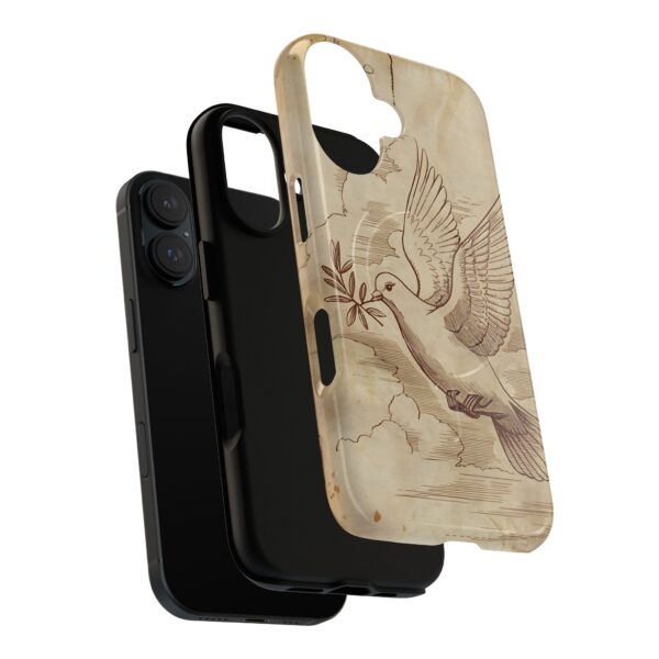 Vintage Bird Design Tough Magnetic Phone Case - Image 51