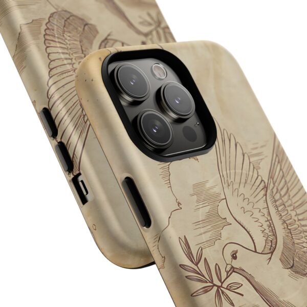Vintage Bird Design Tough Magnetic Phone Case - Image 35