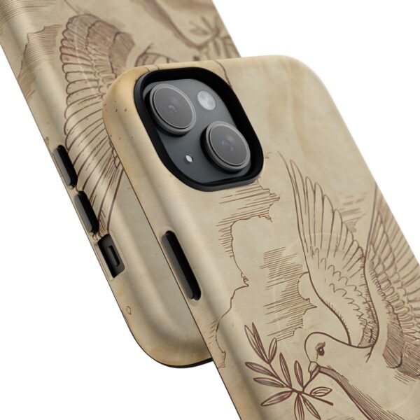 Vintage Bird Design Tough Magnetic Phone Case - Image 11