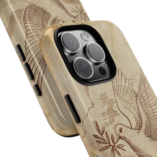 Vintage Bird Design Tough Magnetic Phone Case - Image 38