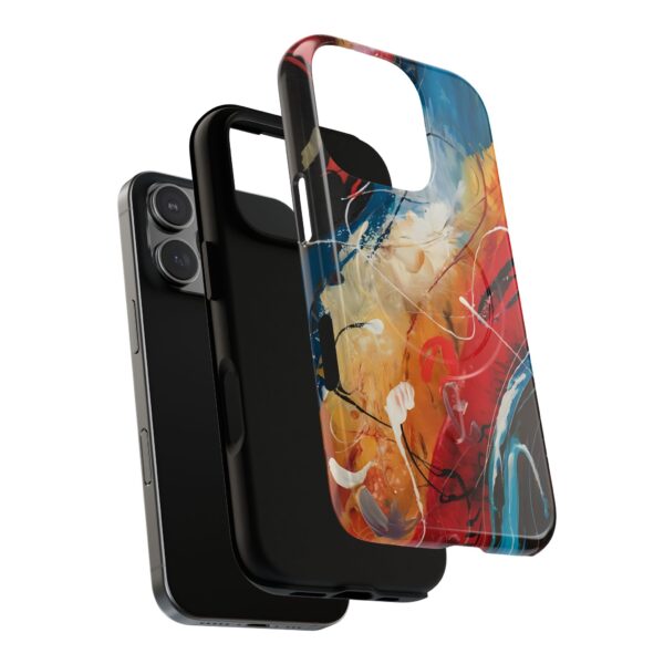 Artistic Tough Magnetic Phone Cases - Colorful Abstract Design - Image 3