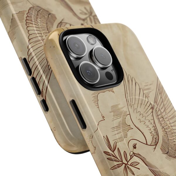 Vintage Bird Design Tough Magnetic Phone Case - Image 44