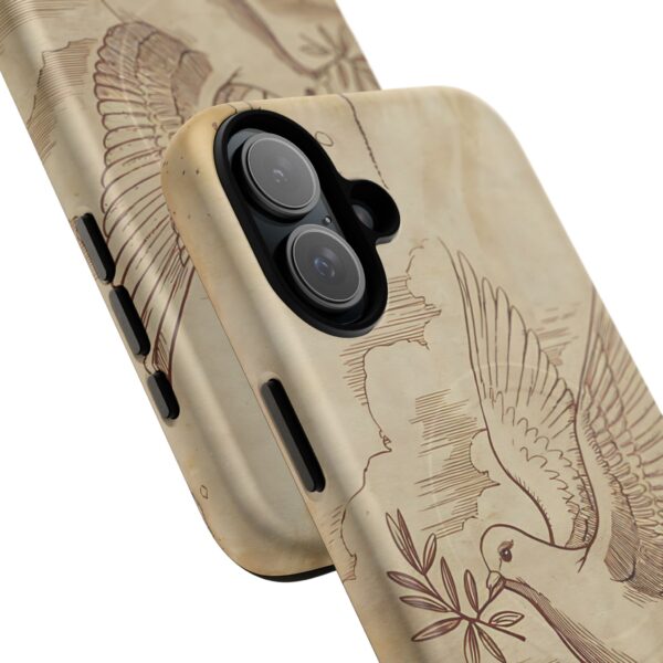 Vintage Bird Design Tough Magnetic Phone Case - Image 59