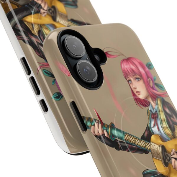 Artistic Tough Magnetic Phone Case - Guitar Girl Design - Image 8