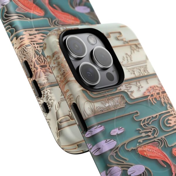 Elegant Koi Fish Magnetic Phone Case – Stunning Protection with Artistic Design - Image 23