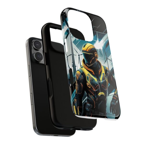 Futuristic Tough Magnetic Phone Case | Cyberpunk Design for Tech Lovers - Image 9