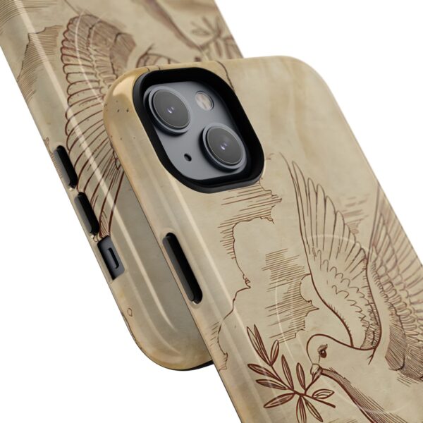 Vintage Bird Design Tough Magnetic Phone Case - Image 26