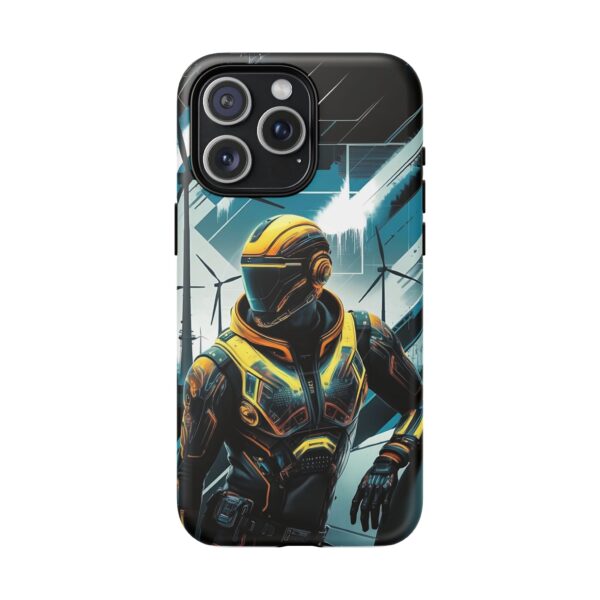 Futuristic Tough Magnetic Phone Case | Cyberpunk Design for Tech Lovers - Image 4
