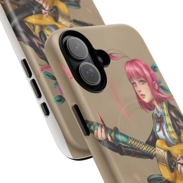 Artistic Tough Magnetic Phone Case - Guitar Girl Design - Image 11