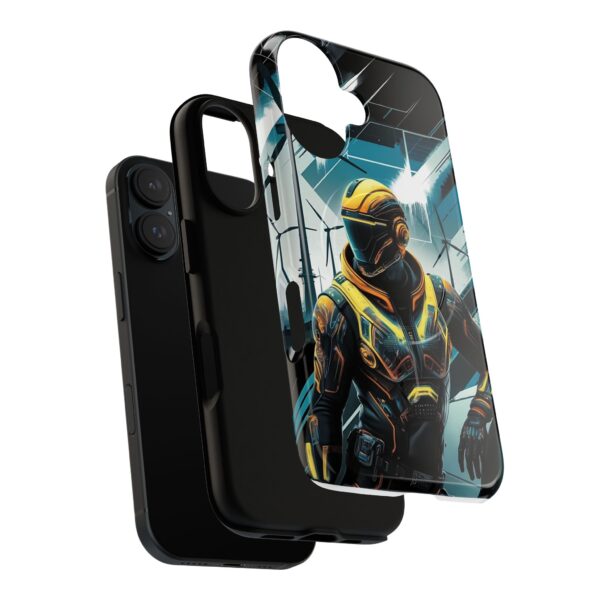Futuristic Tough Magnetic Phone Case | Cyberpunk Design for Tech Lovers - Image 21