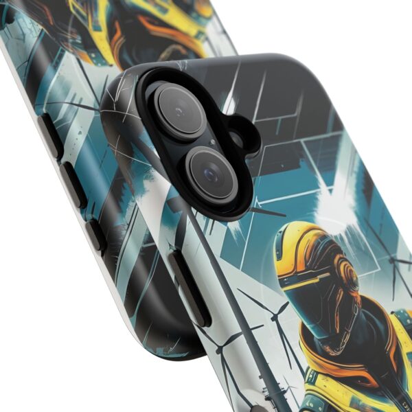 Futuristic Tough Magnetic Phone Case | Cyberpunk Design for Tech Lovers - Image 23