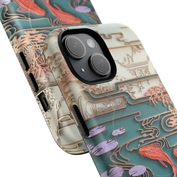 Elegant Koi Fish Magnetic Phone Case – Stunning Protection with Artistic Design - Image 5
