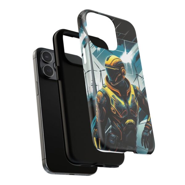 Futuristic Tough Magnetic Phone Case | Cyberpunk Design for Tech Lovers - Image 6