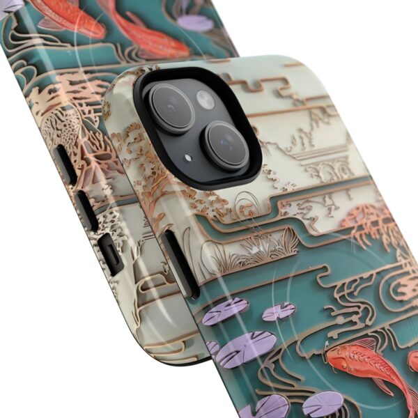 Elegant Koi Fish Magnetic Phone Case – Stunning Protection with Artistic Design - Image 14